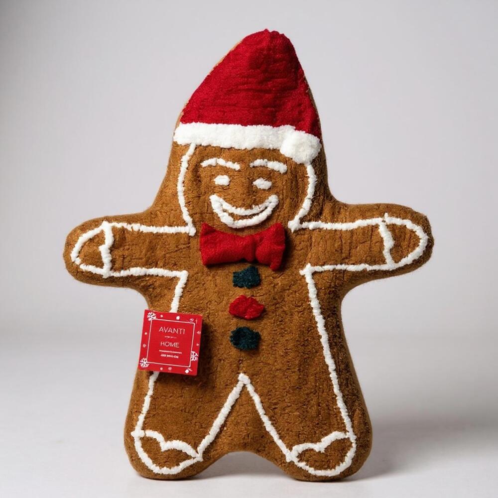 Gingerbread Man Bath Rug – Holiday Christmas Bathroom Decor, Avanti Home